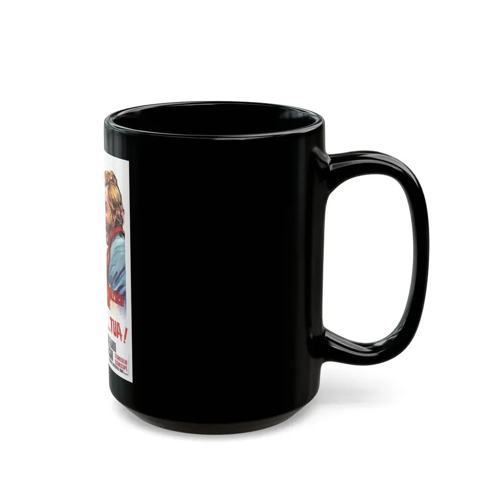 DON'T TURN THE OTHER CHEEK 1971 Movie Poster - Black Coffee Mug - Go Mug Yourself