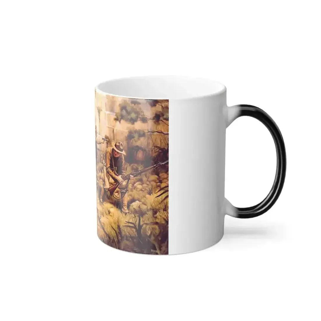 Donna J Neary (living) Capture of Fort Riviere, Haiti, 1915 - Color Changing Mug 11oz - Go Mug Yourself