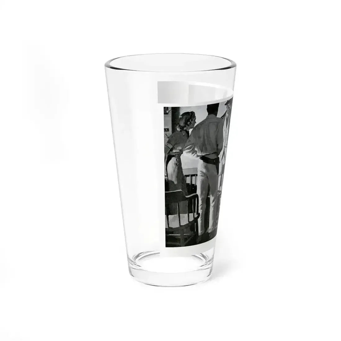 Donner Swung the Luger with Dangerous Abandon, 1940 - Pint Glass 16oz - Go Mug Yourself