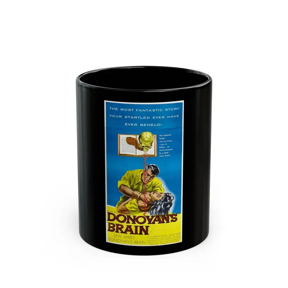 DONOVAN'S BRAIN (2) 1953 Movie Poster - Black Coffee Mug 11oz - Go Mug Yourself