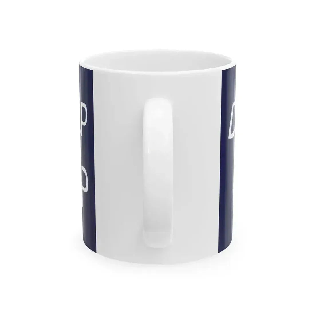 DONT GIVE UP THE SHIP flag (United States) White Coffee Mug - Go Mug Yourself