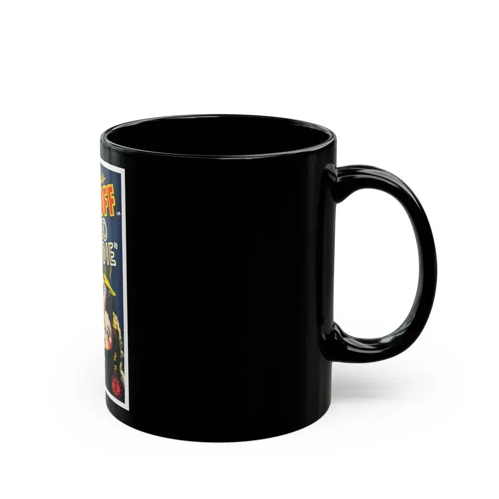 DOOMED TO DIE 1980 Movie Poster - Black Coffee Mug - Go Mug Yourself