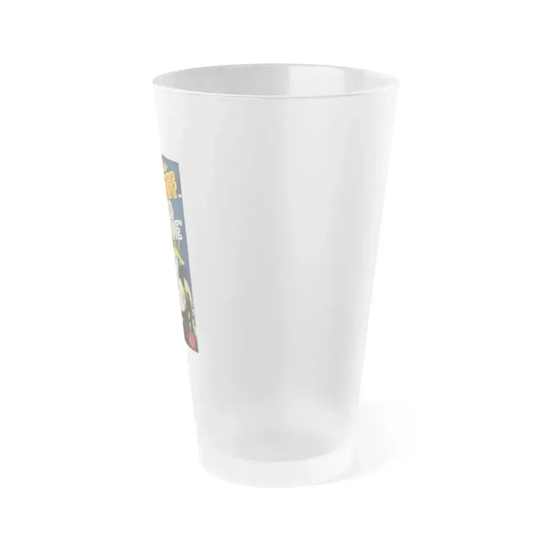 DOOMED TO DIE 1980 Movie Poster - Frosted Pint Glass 16oz - Go Mug Yourself