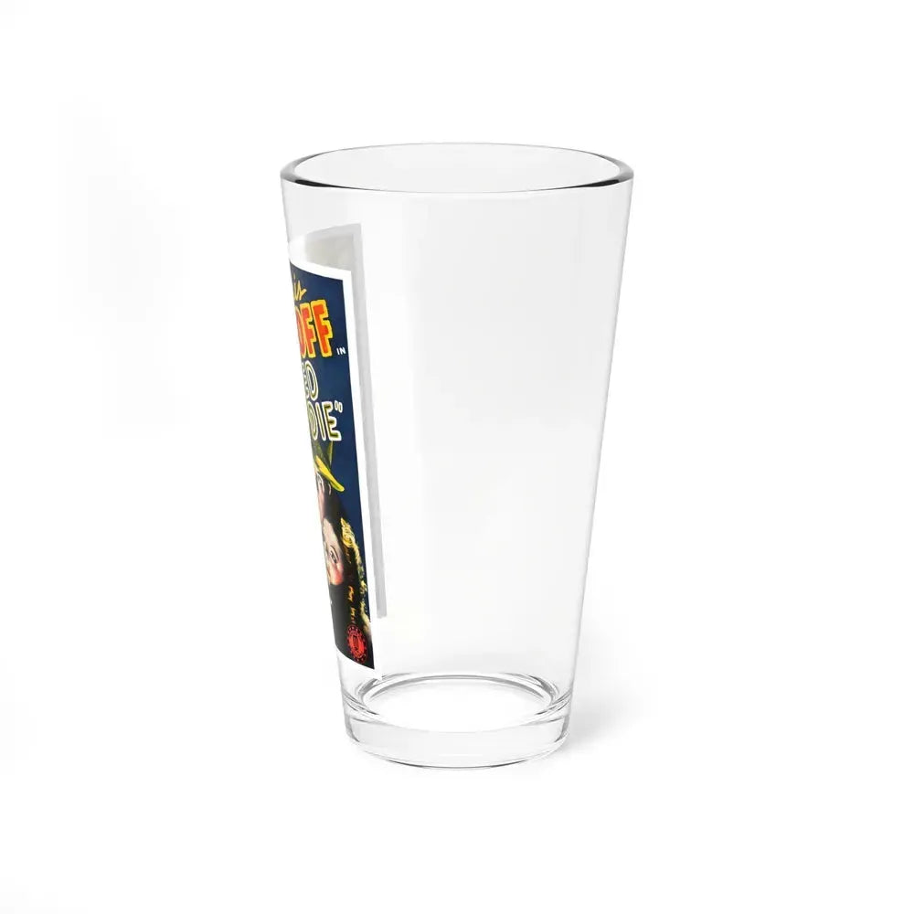DOOMED TO DIE 1980 Movie Poster - Pint Glass 16oz - Go Mug Yourself