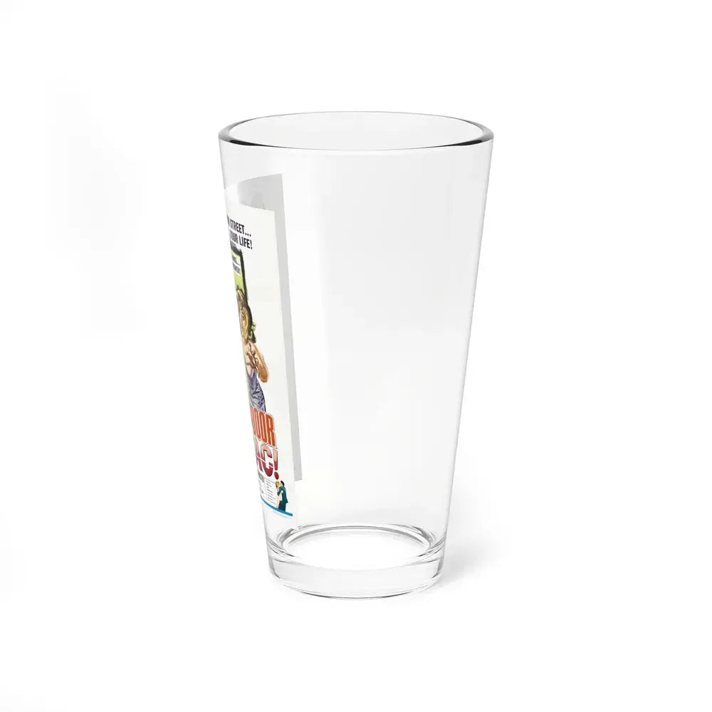 DOOR TO DOOR MANIAC 1961 Movie Poster - Pint Glass 16oz - Go Mug Yourself