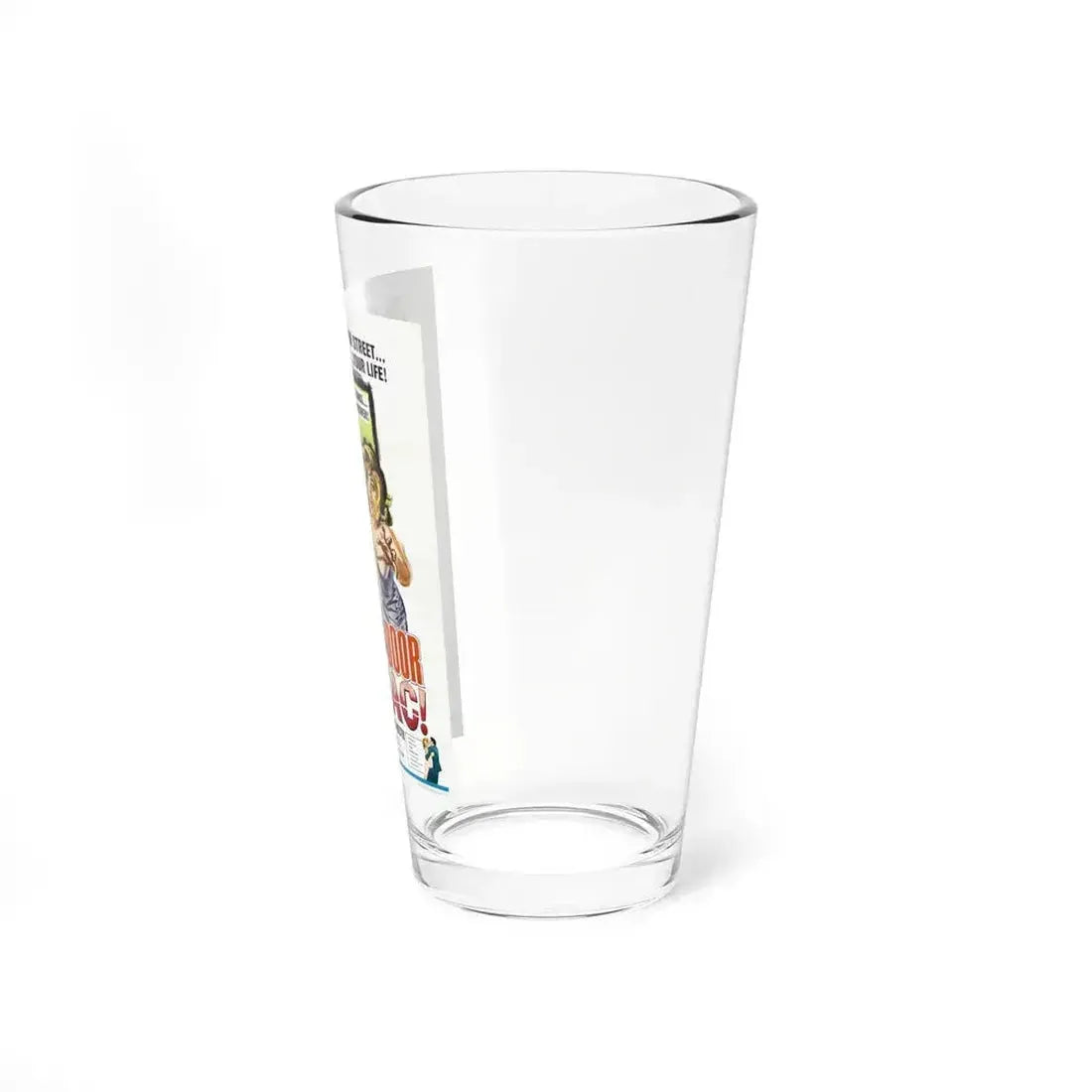 DOOR TO DOOR MANIAC 1961 Movie Poster - Pint Glass 16oz - Go Mug Yourself