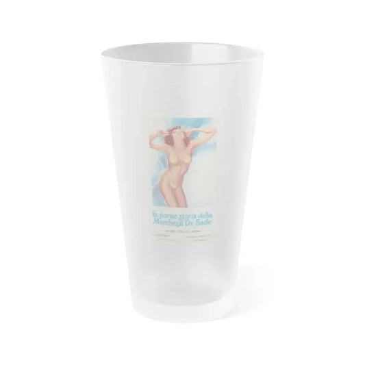 DORIANA GREY 1976 Movie Poster - Frosted Pint Glass 16oz 16oz Frosted - Go Mug Yourself