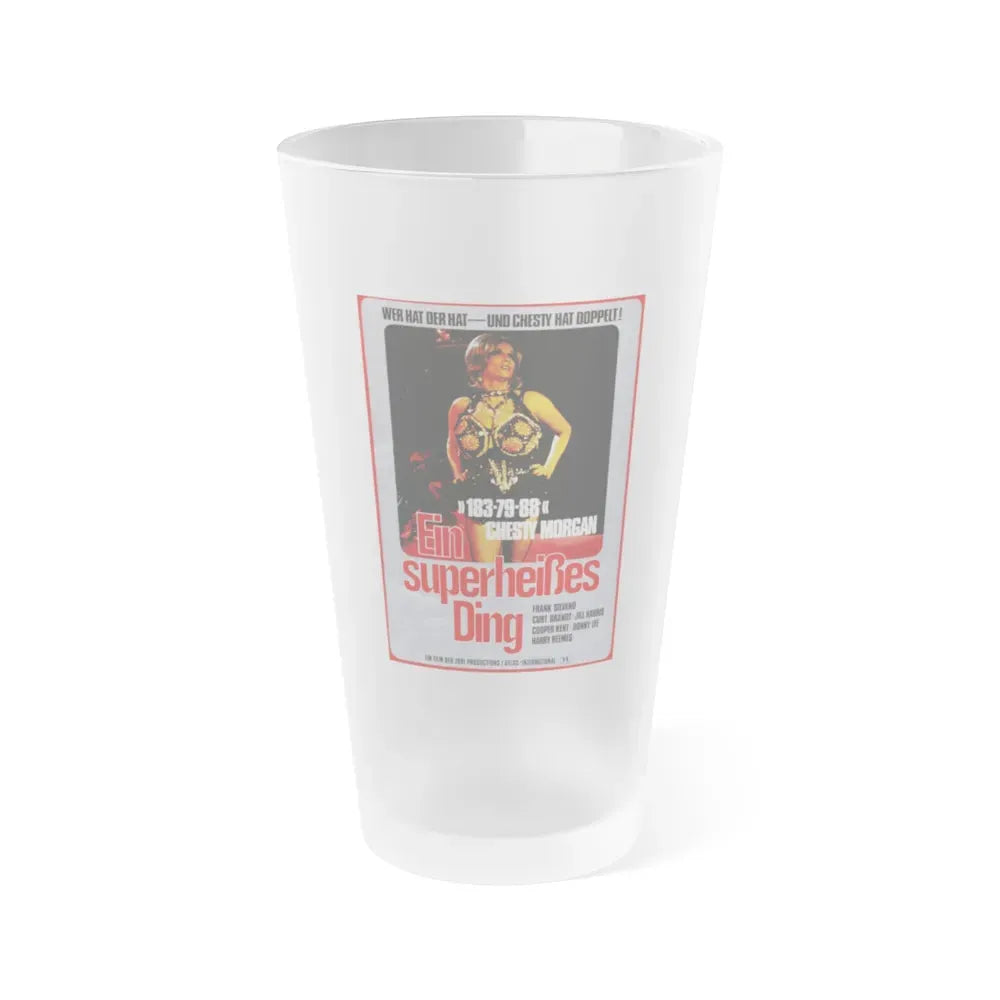 DOUBLE AGENT (GERMAN) 1973 Movie Poster - Frosted Pint Glass 16oz Default Title - Go Mug Yourself