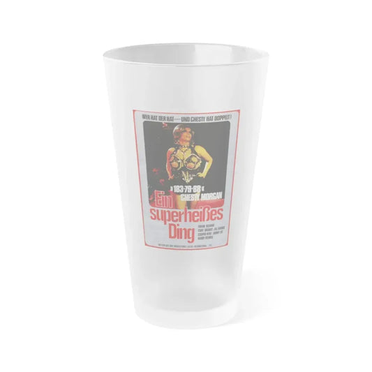 DOUBLE AGENT (GERMAN) 1973 Movie Poster - Frosted Pint Glass 16oz Default Title - Go Mug Yourself