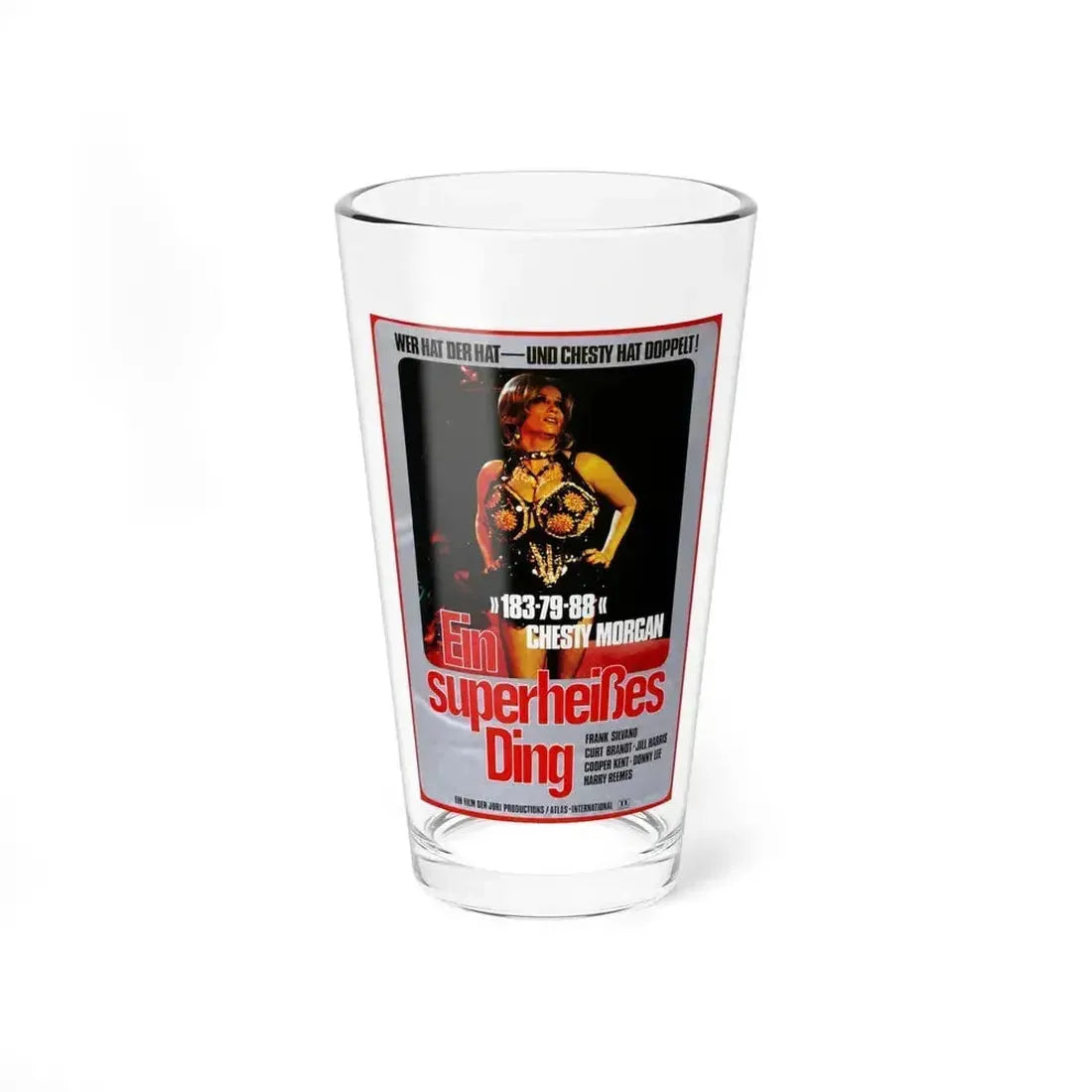 DOUBLE AGENT (GERMAN) 1973 Movie Poster - Pint Glass 16oz 16oz - Go Mug Yourself