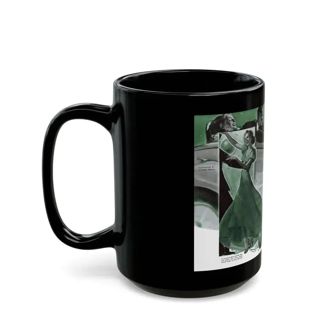 Double Date, Cosmopolitan, June 1939 - Black Coffee Mug - Go Mug Yourself