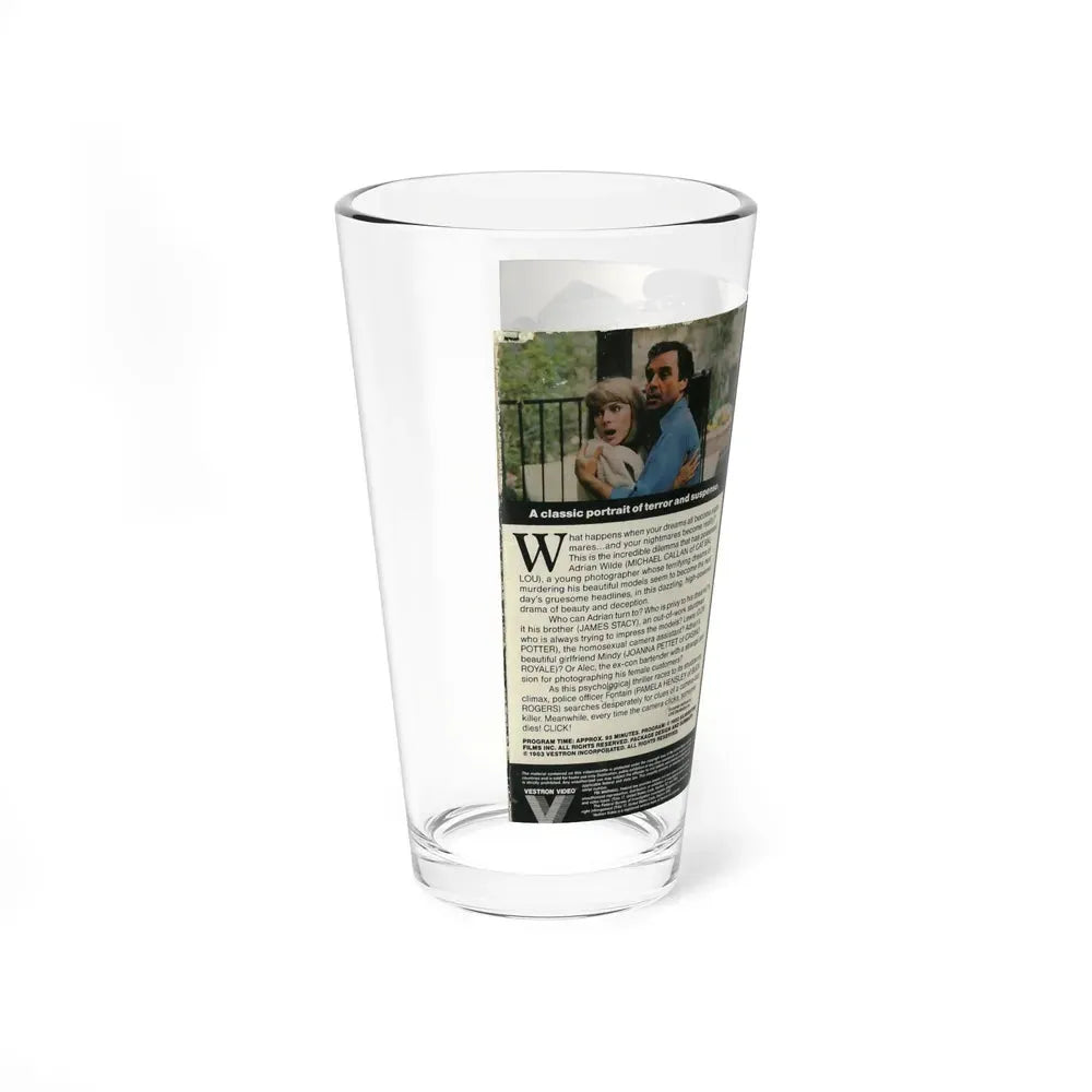 DOUBLE EXPOSURE (VHS COVER) Pint Glass 16oz - Go Mug Yourself