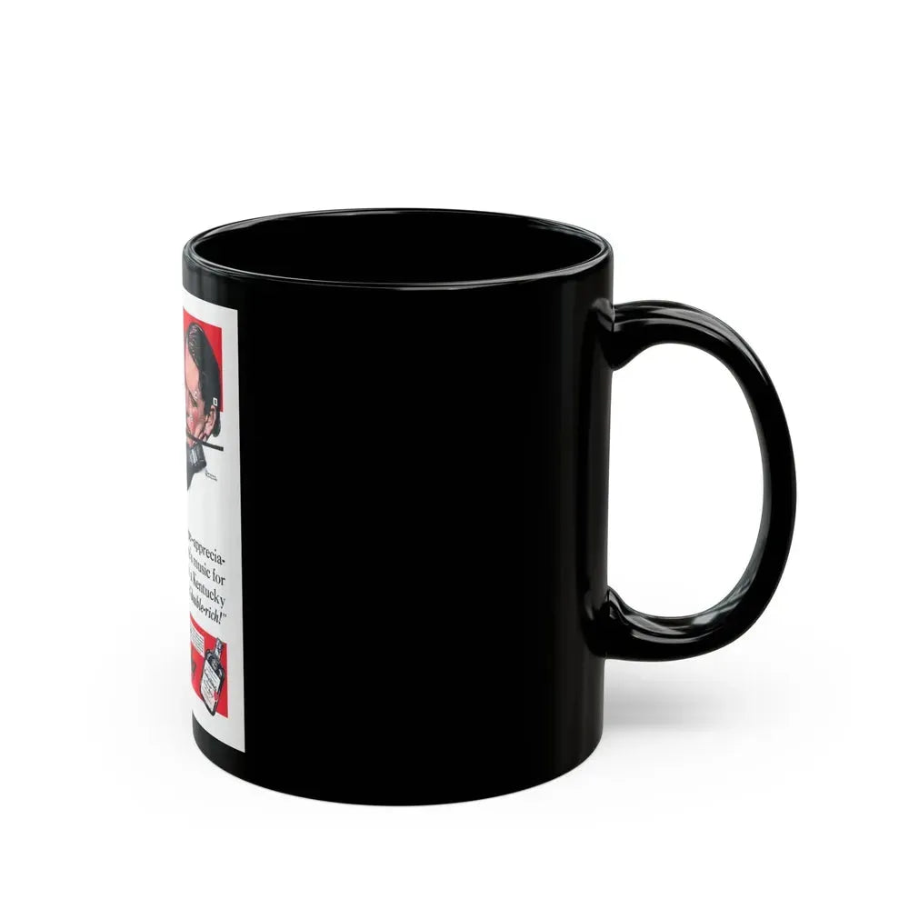 Double-Rich, Cream of Kentucky ad, Liberty, November 1938 - Black Coffee Mug - Go Mug Yourself