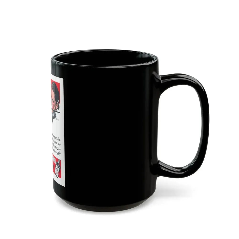 Double-Rich, Cream of Kentucky ad, Liberty, November 1938 - Black Coffee Mug - Go Mug Yourself