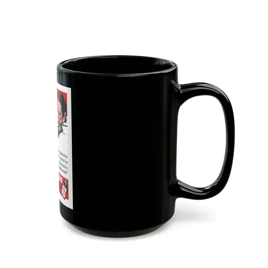 Double-Rich, Cream of Kentucky ad, Liberty, November 1938 - Black Coffee Mug - Go Mug Yourself