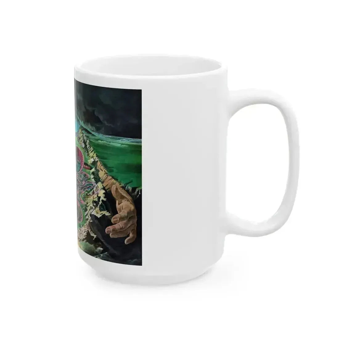 Down a Long Canal, Life magazine, December 7, 1962 - White Coffee Mug - Go Mug Yourself