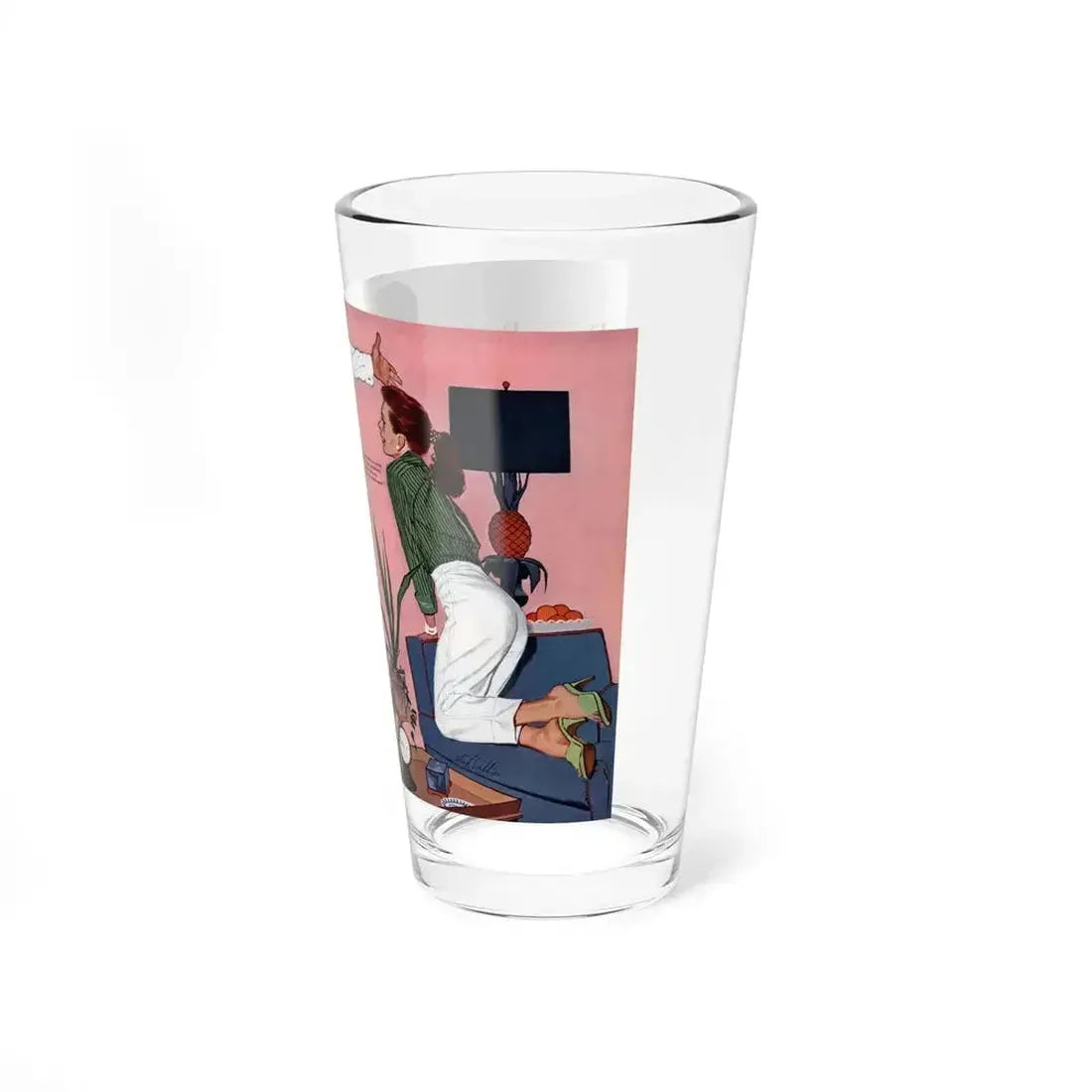 Down Payment on a Dream, Redbook, June 1957 - Pint Glass 16oz - Go Mug Yourself