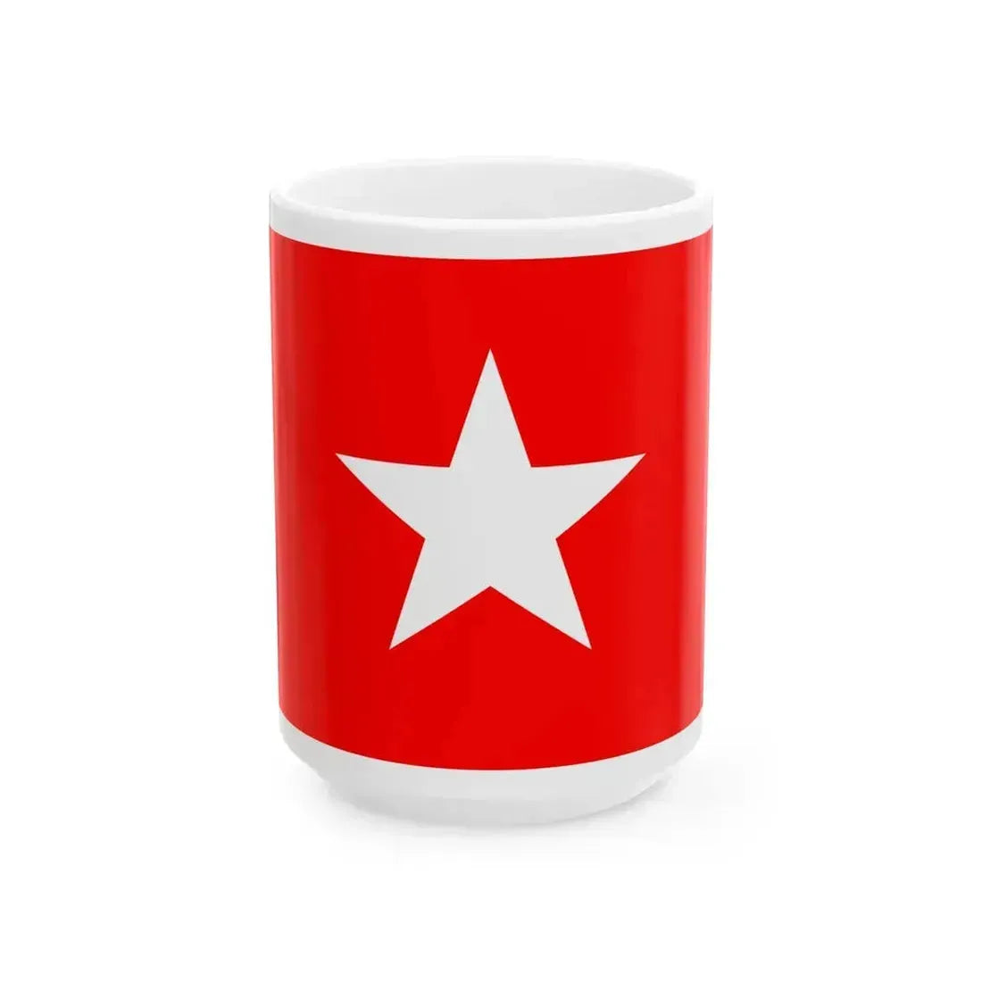 DP-flag (India) White Coffee Mug 15oz - Go Mug Yourself