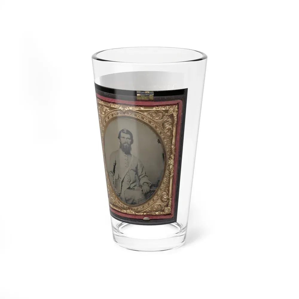 Dr. Alexander Harris Of 15th Virginia Infantry Regiment In Uniform And Dr. Harris With His Wife After The War (U.S. Civil War) Pint Glass 16oz - Go Mug Yourself