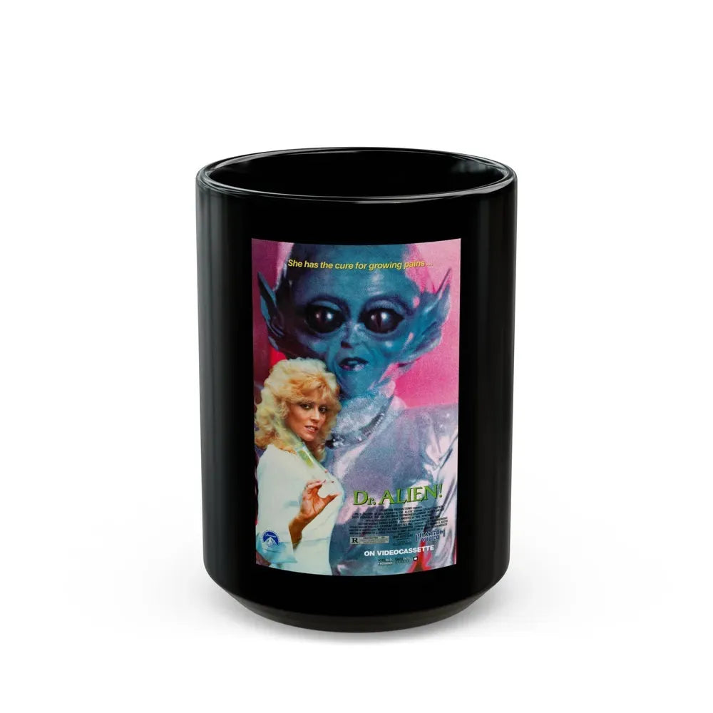 DR. ALIEN! 1989 Movie Poster - Black Coffee Mug 15oz - Go Mug Yourself