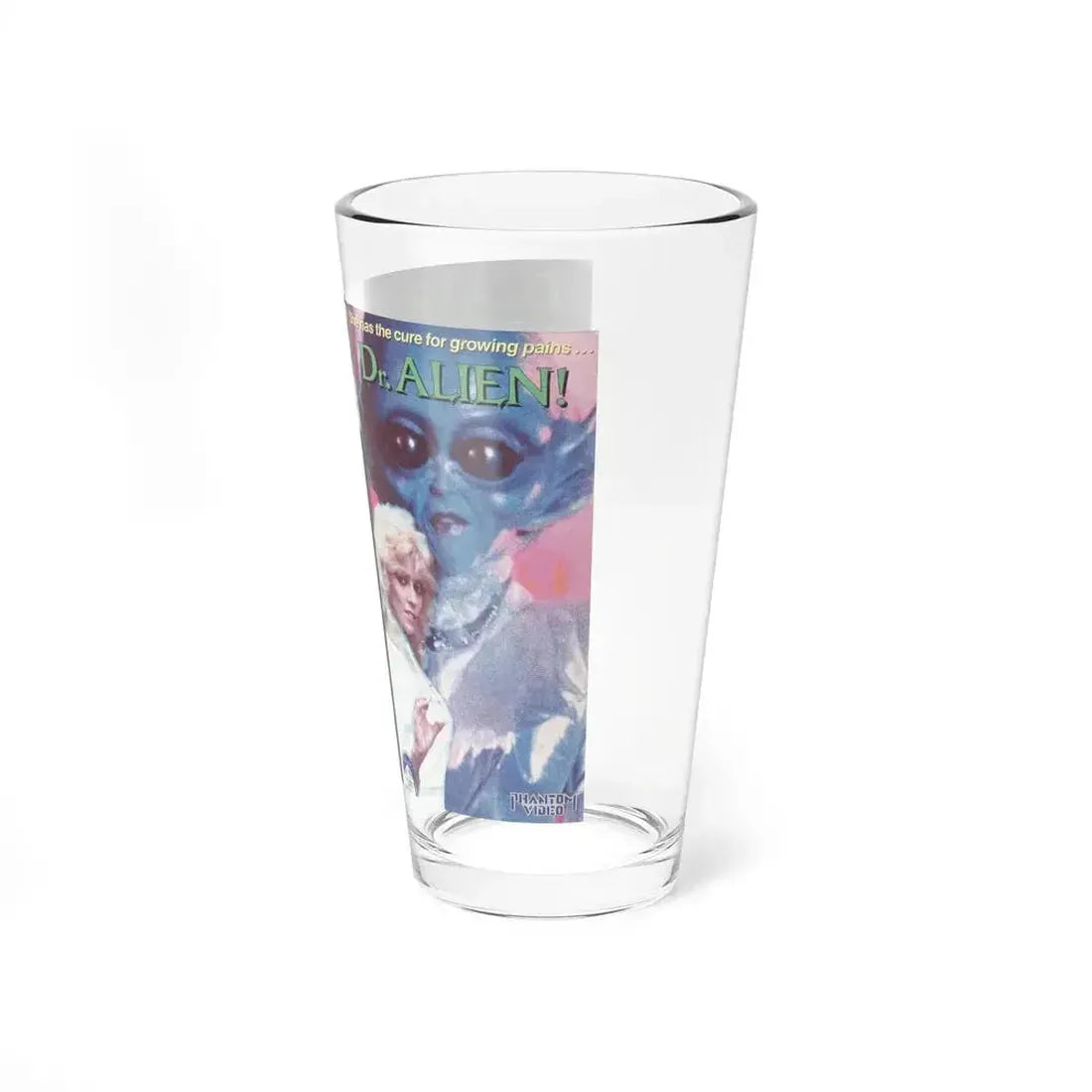 DR ALIEN (VHS COVER) Pint Glass 16oz - Go Mug Yourself