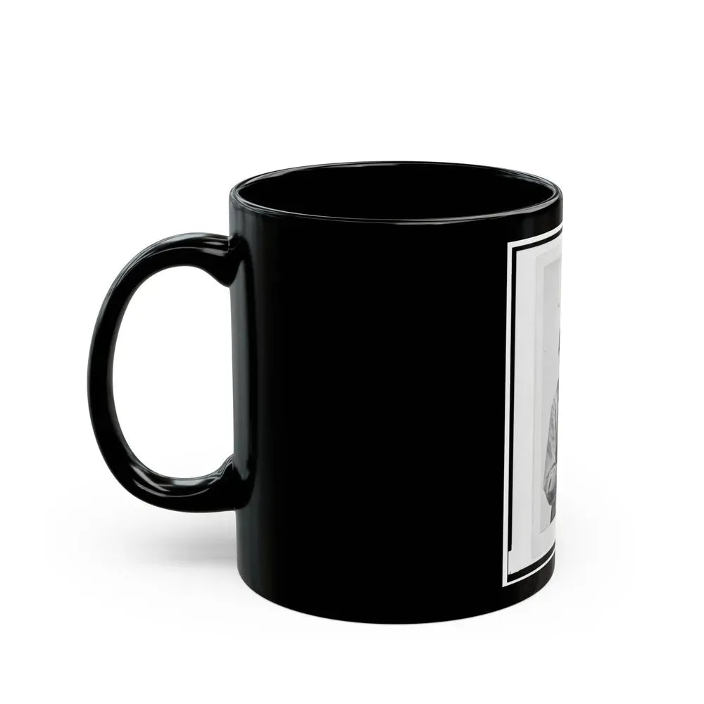 Dr. Felix Blazer, First Assistant Surgeon In The 32nd Indiana Regiment, Half-Length Portrait, Seated, Facing Front (U.S. Civil War) Black Coffee Mug - Go Mug Yourself