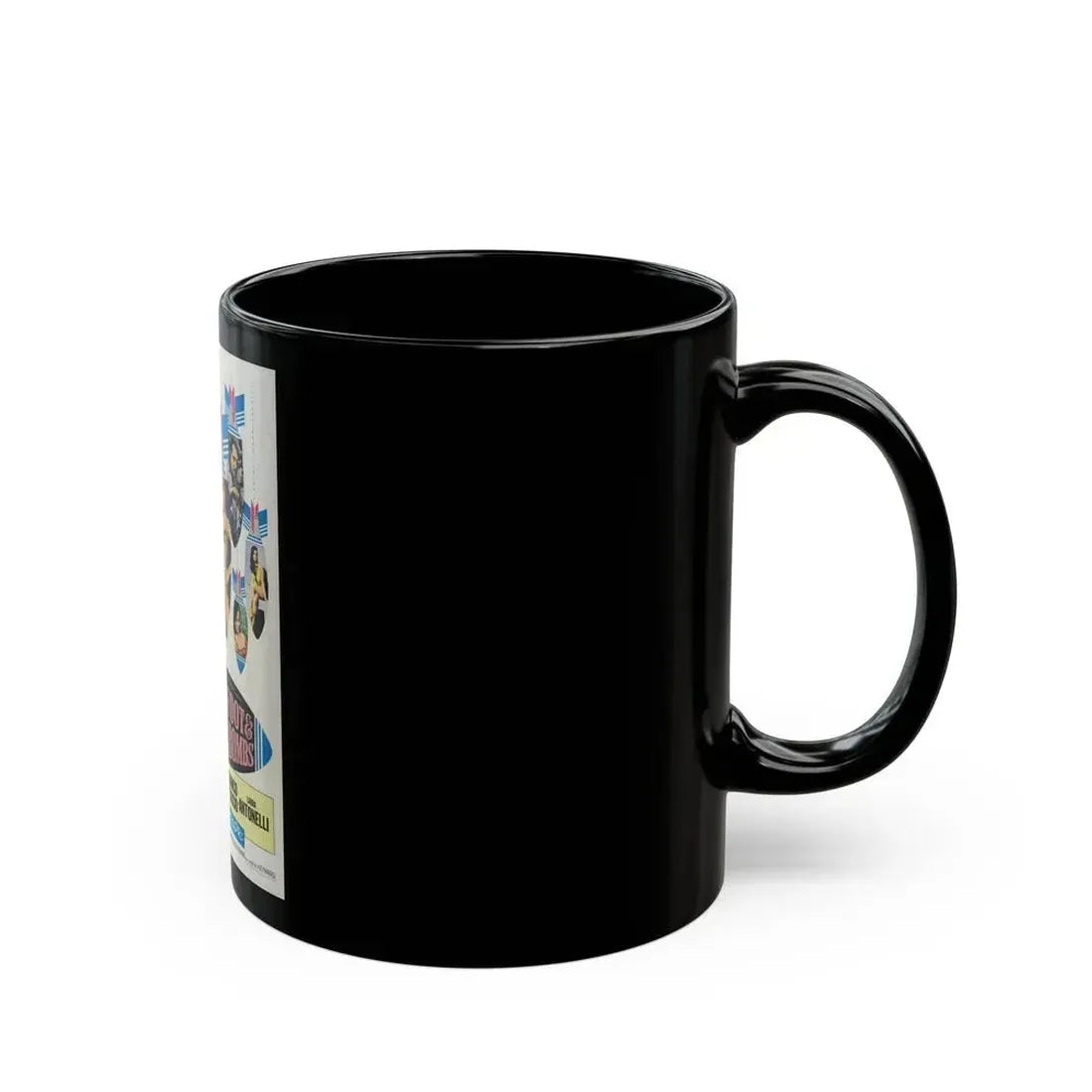 DR. GOLDFOOT AND THE BIKINI BOMBS 1966 Movie Poster - Black Coffee Mug - Go Mug Yourself