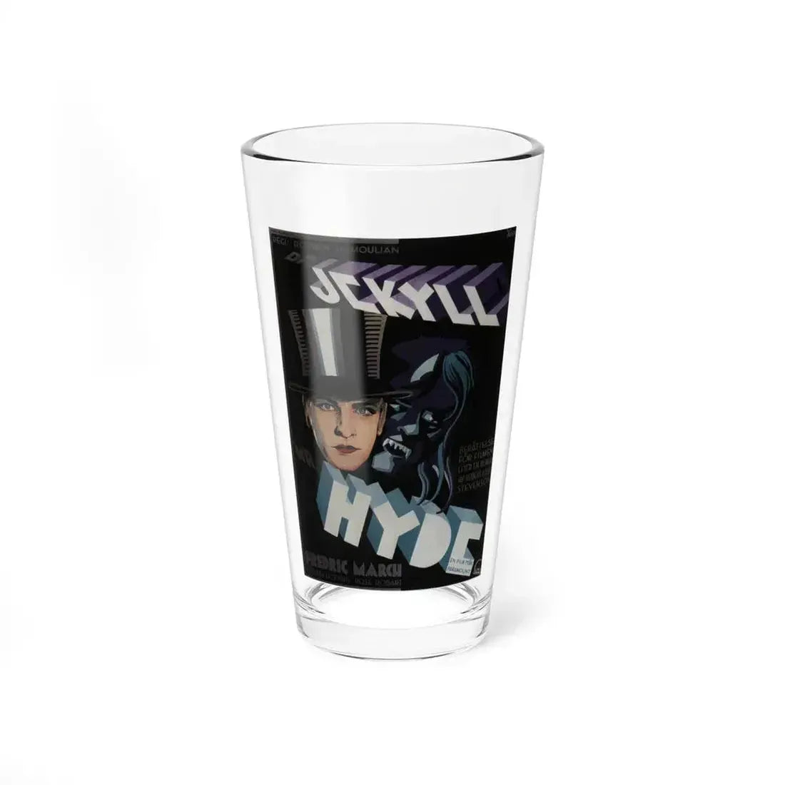 DR. JEKYLL AND MR. HYDE (2) 1931 Movie Poster - Pint Glass 16oz 16oz - Go Mug Yourself