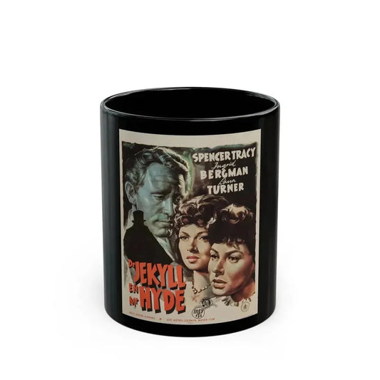 DR. JEKYLL AND MR. HYDE (DUTCH) 1941 Movie Poster - Black Coffee Mug 11oz - Go Mug Yourself