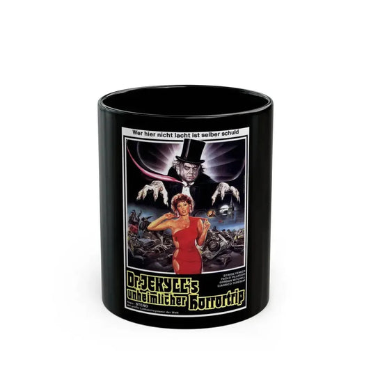 DR. JEKYLL LIKES THEM HOT 1979 Movie Poster - Black Coffee Mug 11oz - Go Mug Yourself
