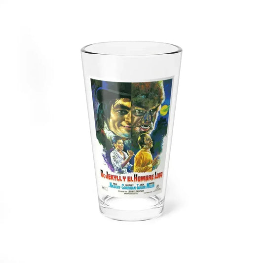 DR. JEKYLL VS THE WEREWOLF 1972 Movie Poster - Pint Glass 16oz 16oz - Go Mug Yourself