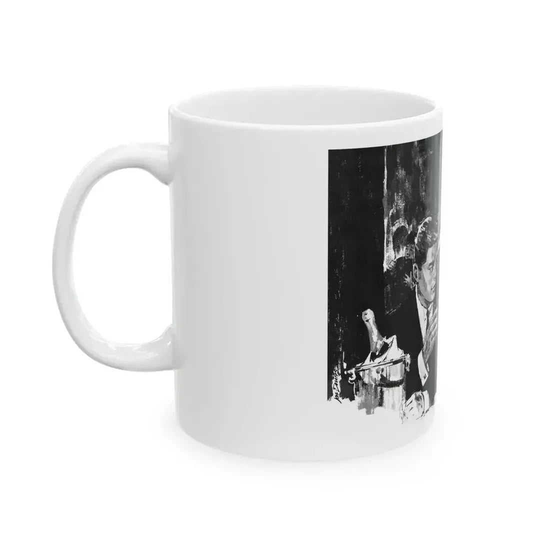 Dr Kildare's Secret Romance by Norman Daniels, Rave magazine, 1964 - White Coffee Mug - Go Mug Yourself