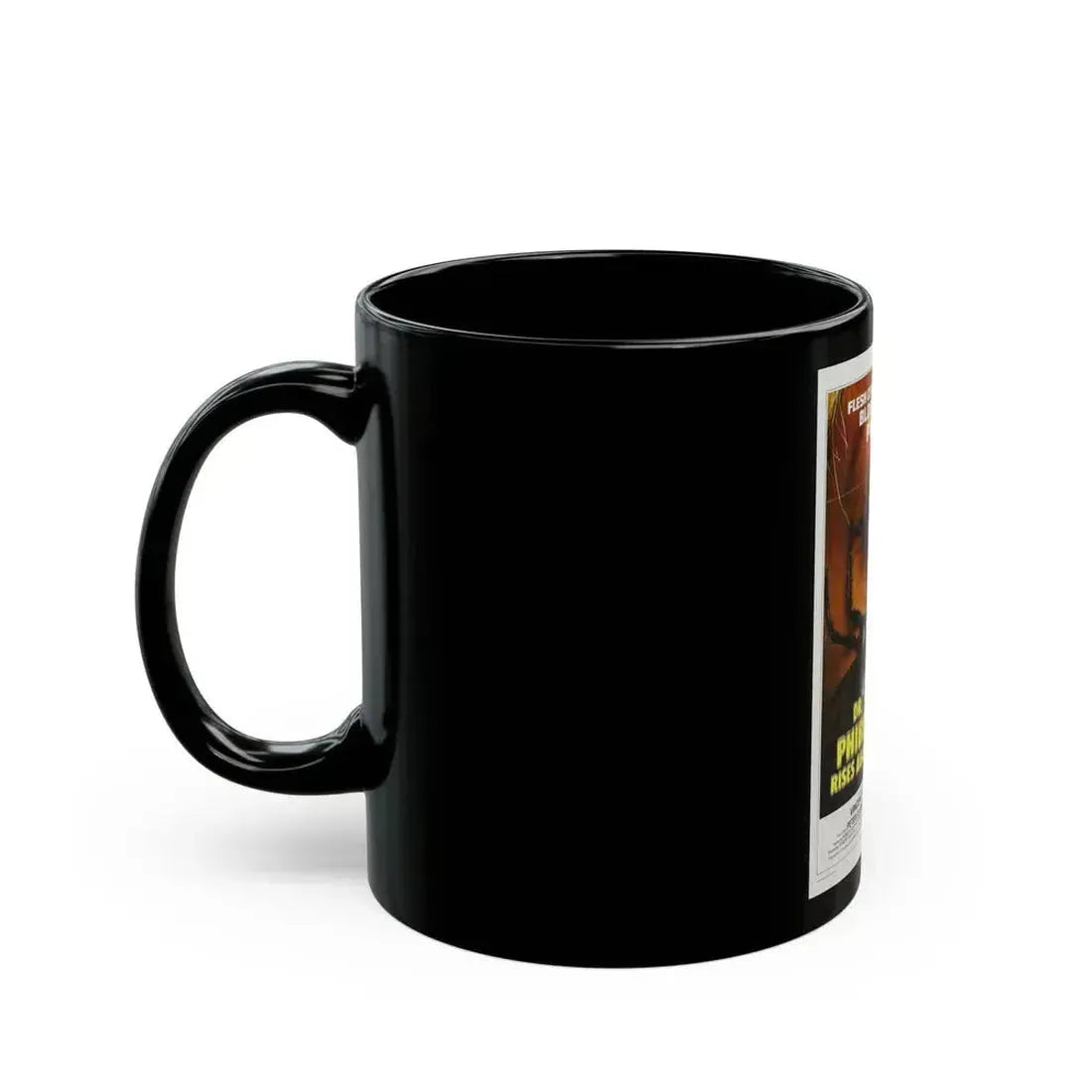 DR. PHIBES RISES AGAIN! 1972 Movie Poster - Black Coffee Mug - Go Mug Yourself