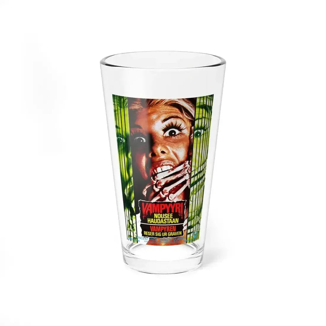 DR. PHIBES RISES AGAIN! (2) 1972 Movie Poster - Pint Glass 16oz 16oz - Go Mug Yourself