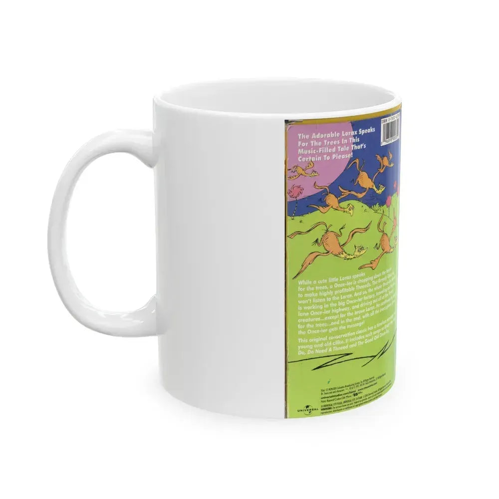 DR SEUSS THE LORAX (VHS COVER) - White Coffee Mug - Go Mug Yourself