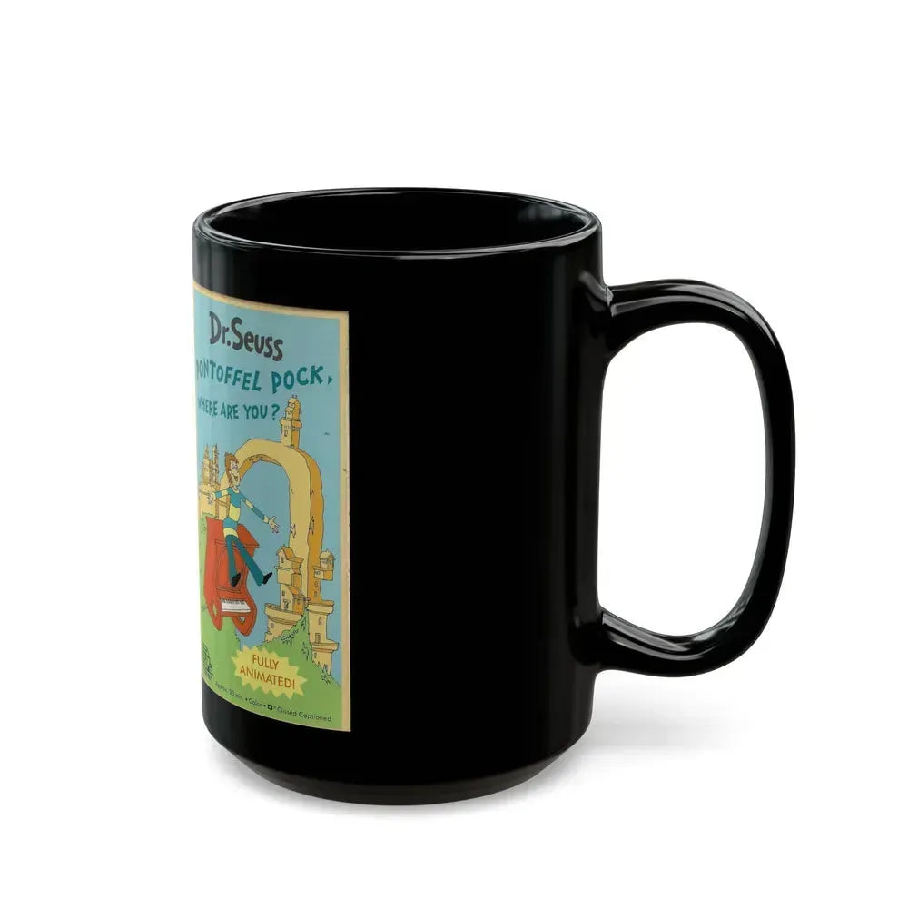 DR SEUSSS PONTOFFEL POCK WHRE ARE YOU (VHS COVER) - Black Coffee Mug - Go Mug Yourself