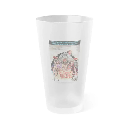DR. TARR'S TORTURE DUNGEON 1973 Movie Poster - Frosted Pint Glass 16oz 16oz Frosted - Go Mug Yourself