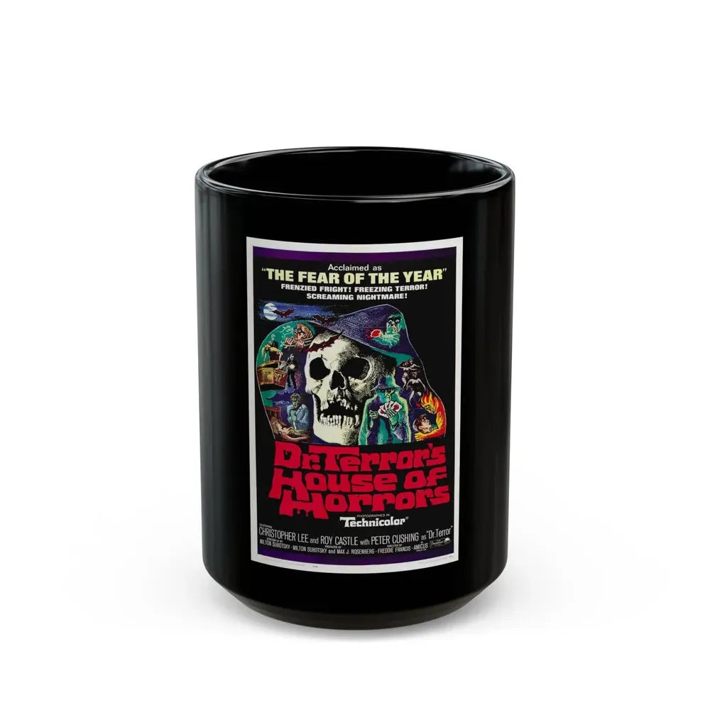 DR. TERROR'S HOUSE OF HORRORS (2) 1967 Movie Poster - Black Coffee Mug 15oz - Go Mug Yourself