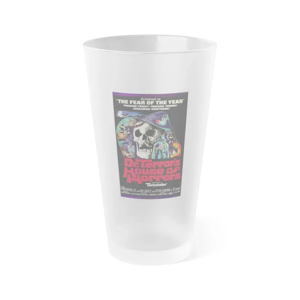 DR. TERROR'S HOUSE OF HORRORS (2) 1967 Movie Poster - Frosted Pint Glass 16oz 16oz Frosted - Go Mug Yourself