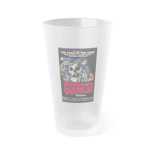 DR. TERROR'S HOUSE OF HORRORS (2) 1967 Movie Poster - Frosted Pint Glass 16oz 16oz Frosted - Go Mug Yourself