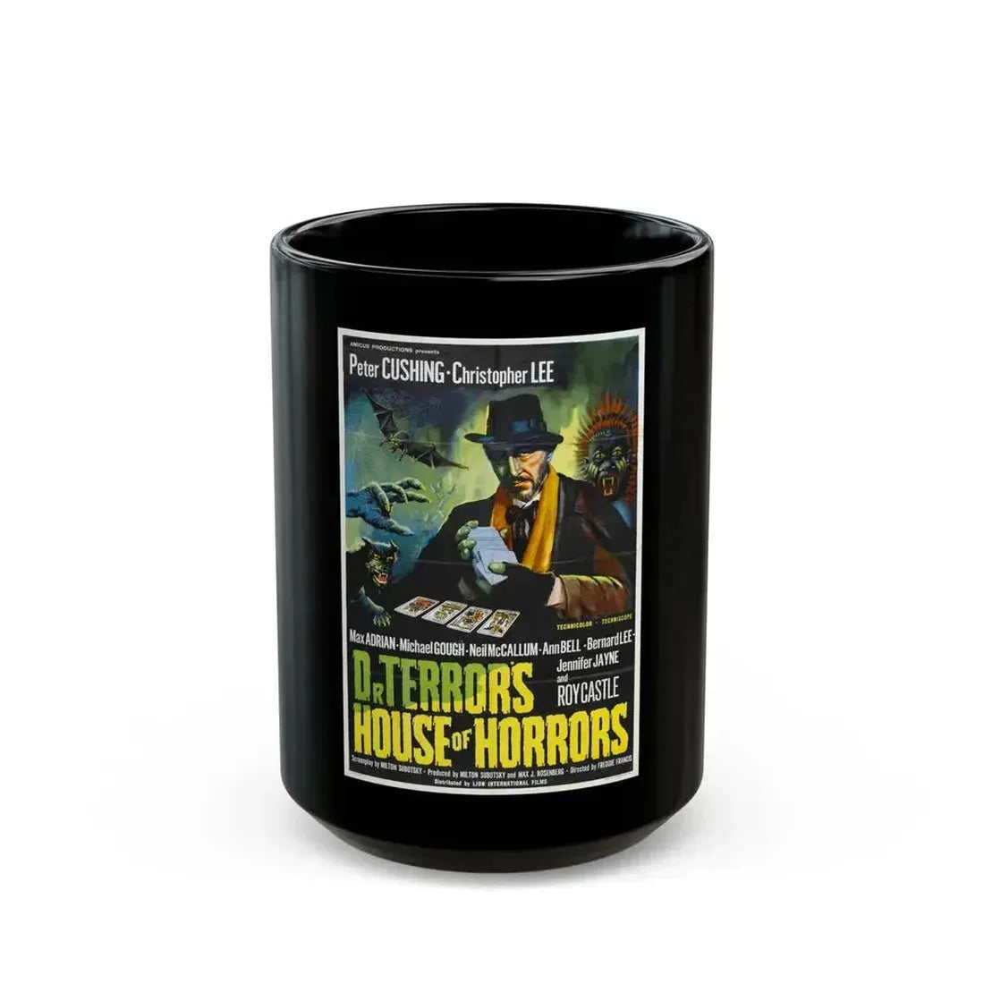 DR. TERROR'S HOUSE OF HORRORS (3) 1967 Movie Poster - Black Coffee Mug 15oz - Go Mug Yourself