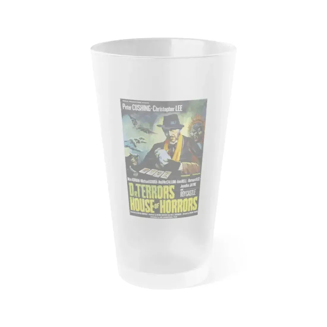 DR. TERROR'S HOUSE OF HORRORS (3) 1967 Movie Poster - Frosted Pint Glass 16oz 16oz Frosted - Go Mug Yourself
