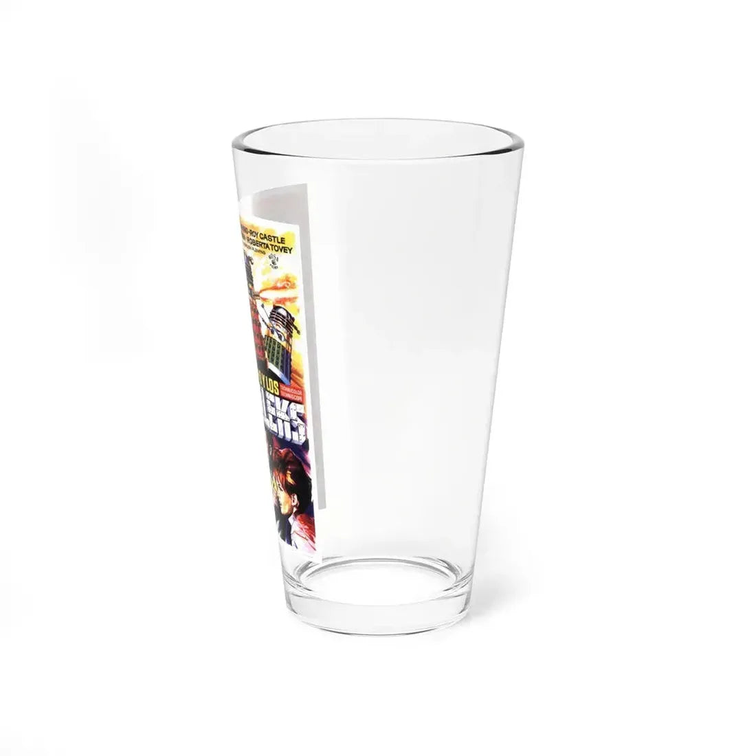 DR. WHO & THE DALEKS (SPANISH) 1965 Movie Poster - Pint Glass 16oz - Go Mug Yourself