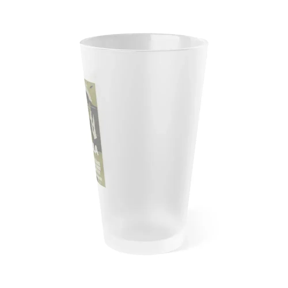 DRACULA 1931 Movie Poster - Frosted Pint Glass 16oz - Go Mug Yourself