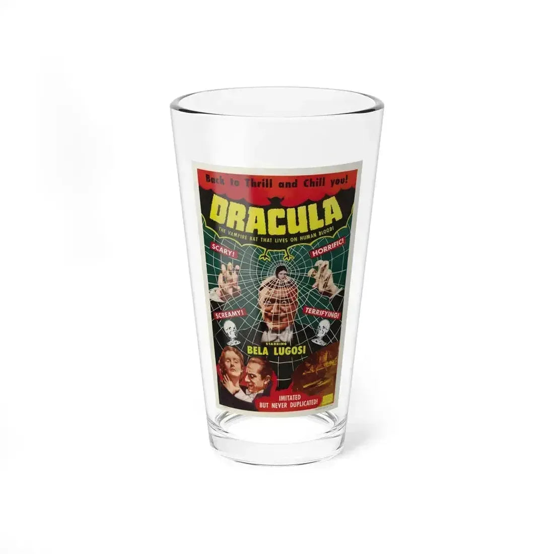 DRACULA (2) 1931 Movie Poster - Pint Glass 16oz 16oz - Go Mug Yourself