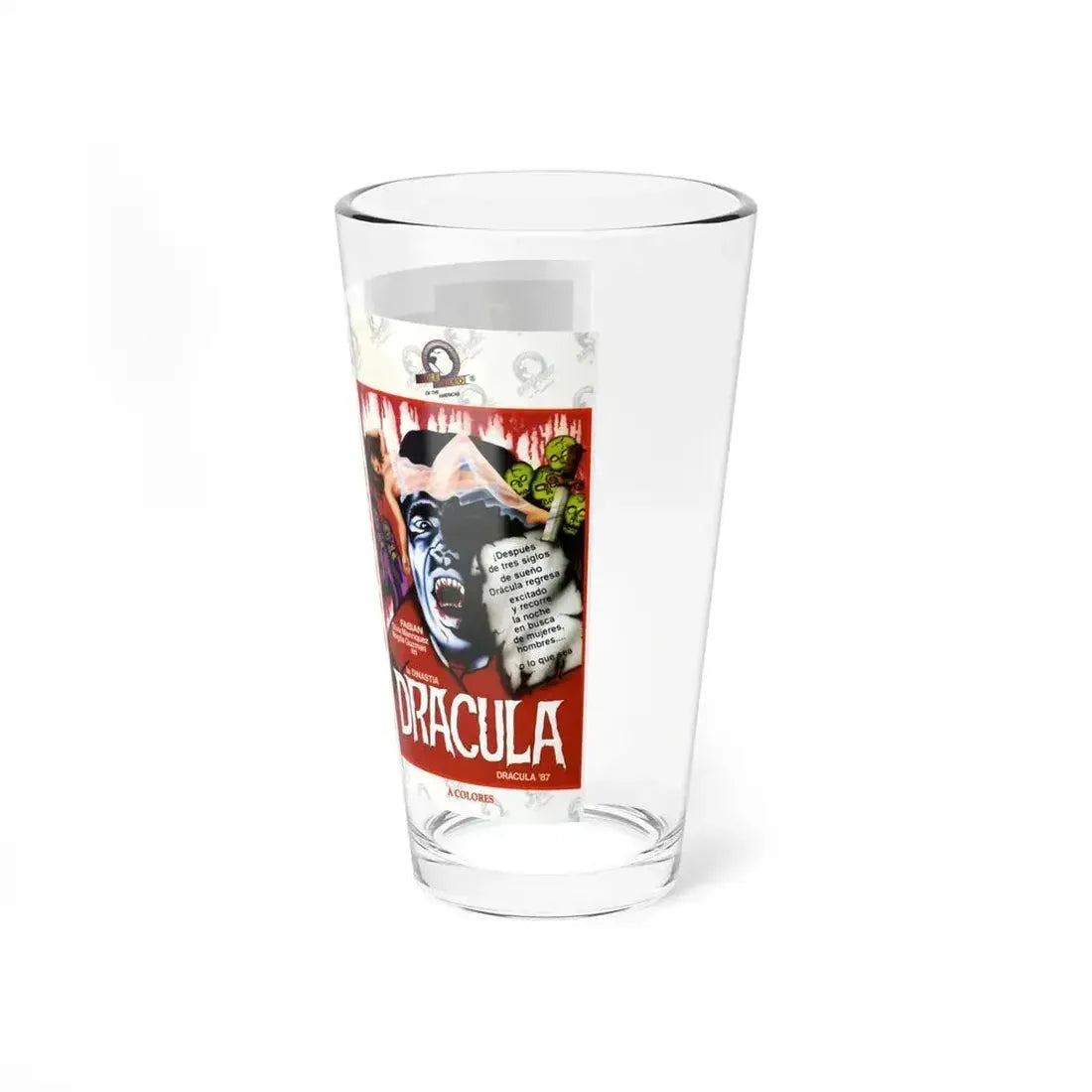 DRACULA 87 (VHS COVER) Pint Glass 16oz - Go Mug Yourself