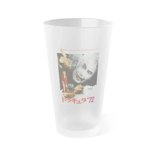 DRACULA A.D. 1972 (ASIAN) Movie Poster - Frosted Pint Glass 16oz 16oz Frosted - Go Mug Yourself