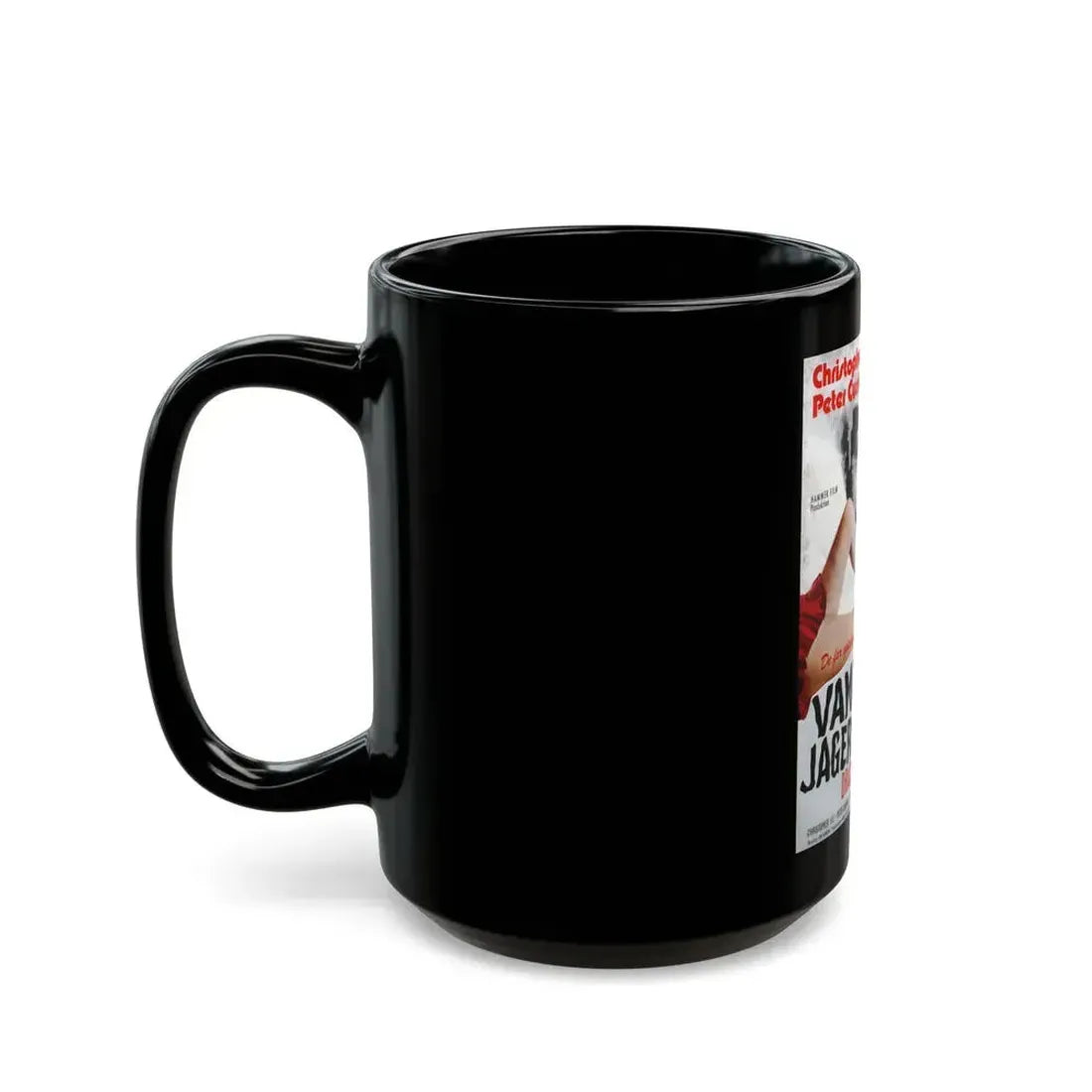 DRACULA A.D. 1972 (DANISH) Movie Poster - Black Coffee Mug - Go Mug Yourself