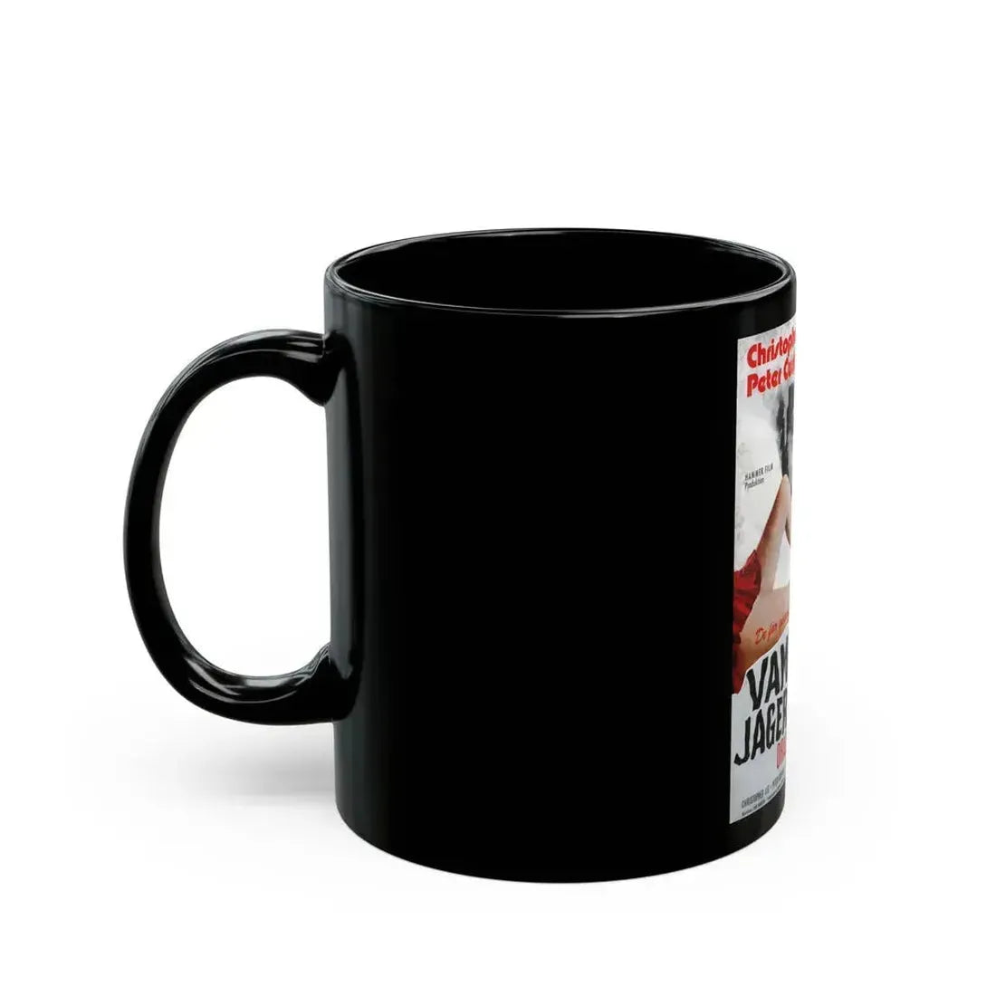 DRACULA A.D. 1972 (DANISH) Movie Poster - Black Coffee Mug - Go Mug Yourself