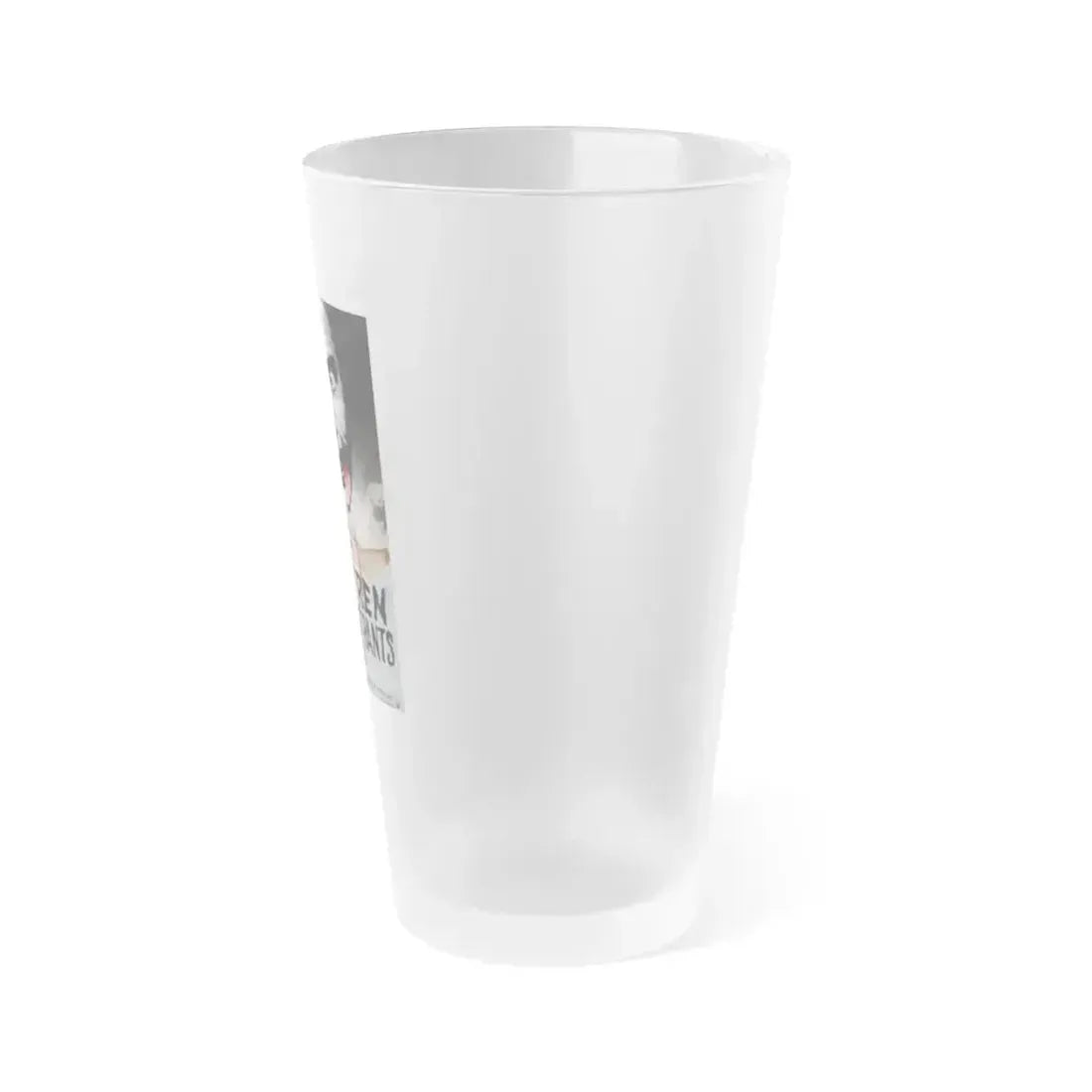 DRACULA A.D. 1972 (DANISH) Movie Poster - Frosted Pint Glass 16oz - Go Mug Yourself